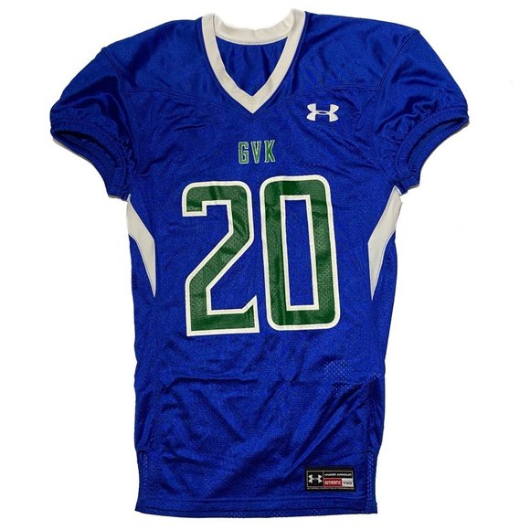 Under Armour Other - Authentic Under Armour GVK Football Jersey Shirt Size YMD Blue